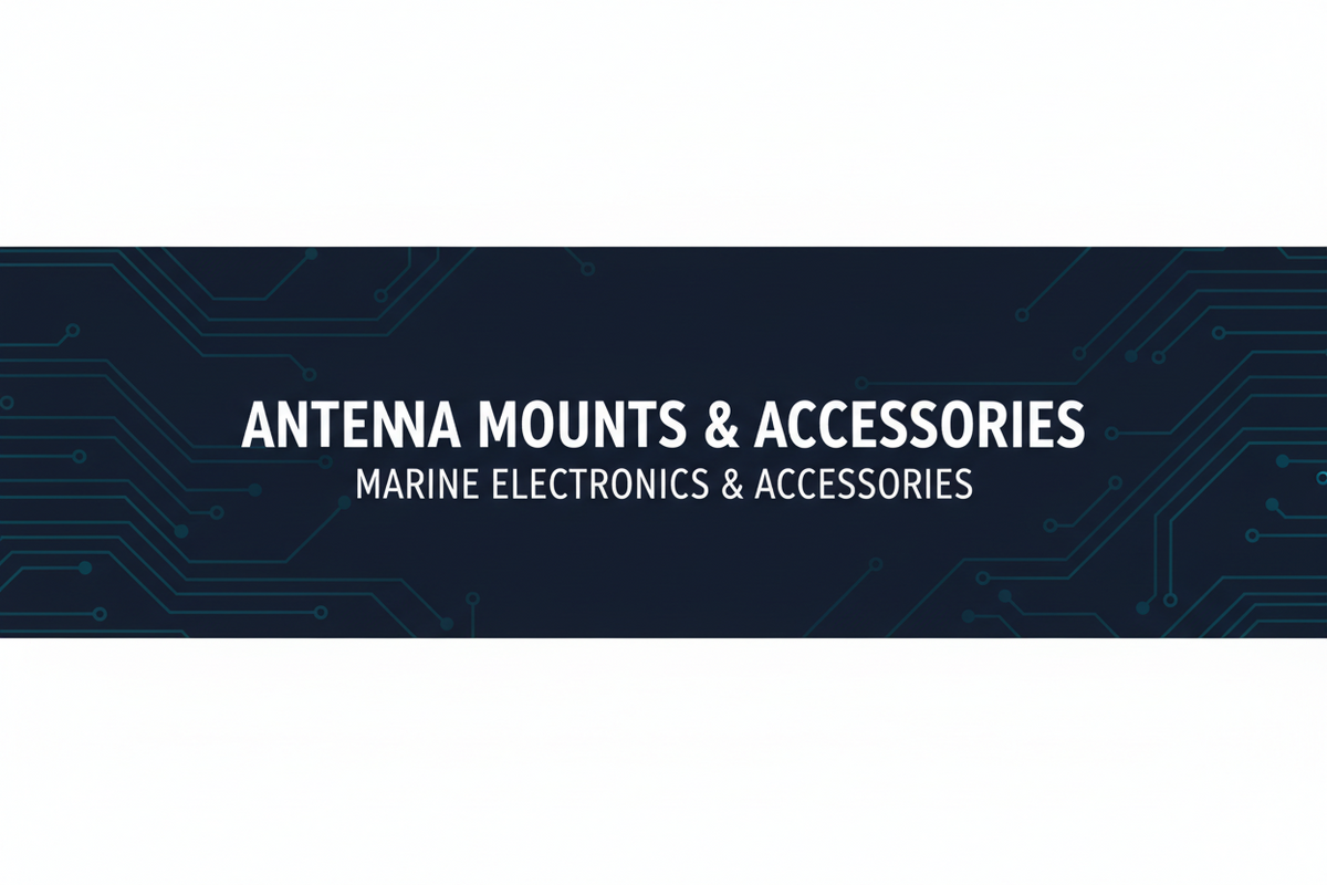 Marine Antenna Mounts & Accessories - Ratchet, Rail & Deck Mounts ...