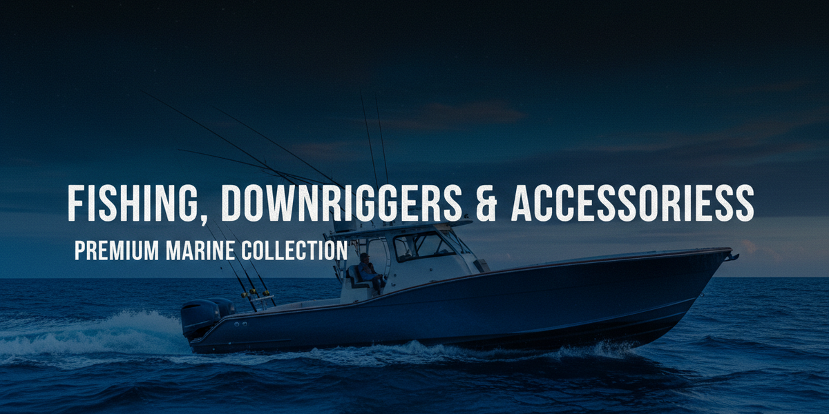 Fishing Downriggers & Accessories for Boats - Dolphin Marine Electronics