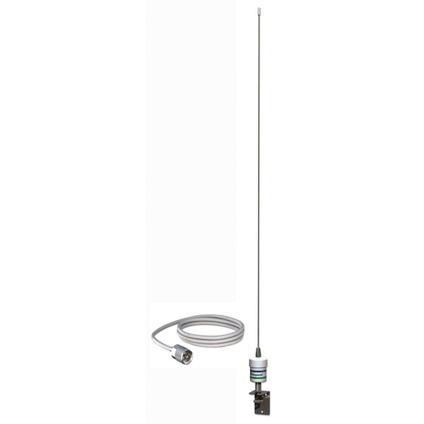 Shakespeare 5215CX 3ft VHF Ant Mast Mnt W/60ft RG8X Cable 3DB