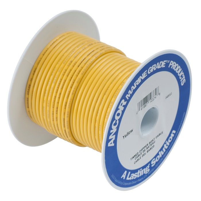 Ancor #4 Yellow 50ft Spool Tinned Cooper