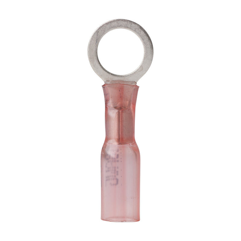 Ancor 22-18 5/16 Ring Terminal Heat Shrink Red 25 Pack