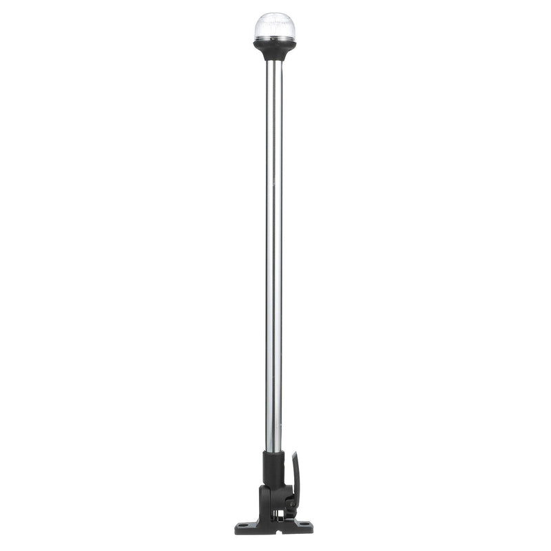 Attwood LightArmor All-Round 20in Aluminum Pole Black Composite Articulating Base