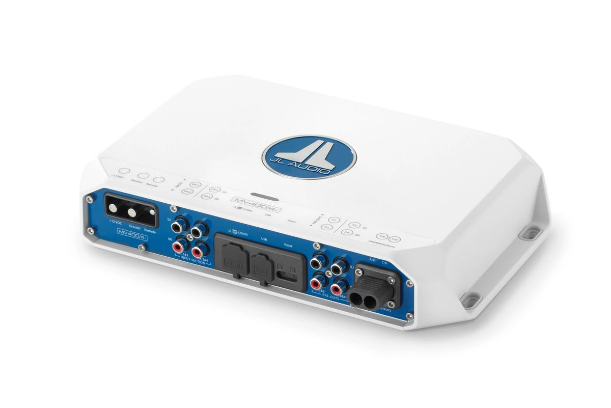 JL Audio MVi Marine Amplifier 4 Channel Full-Range 400 Watts 12v Integ ...