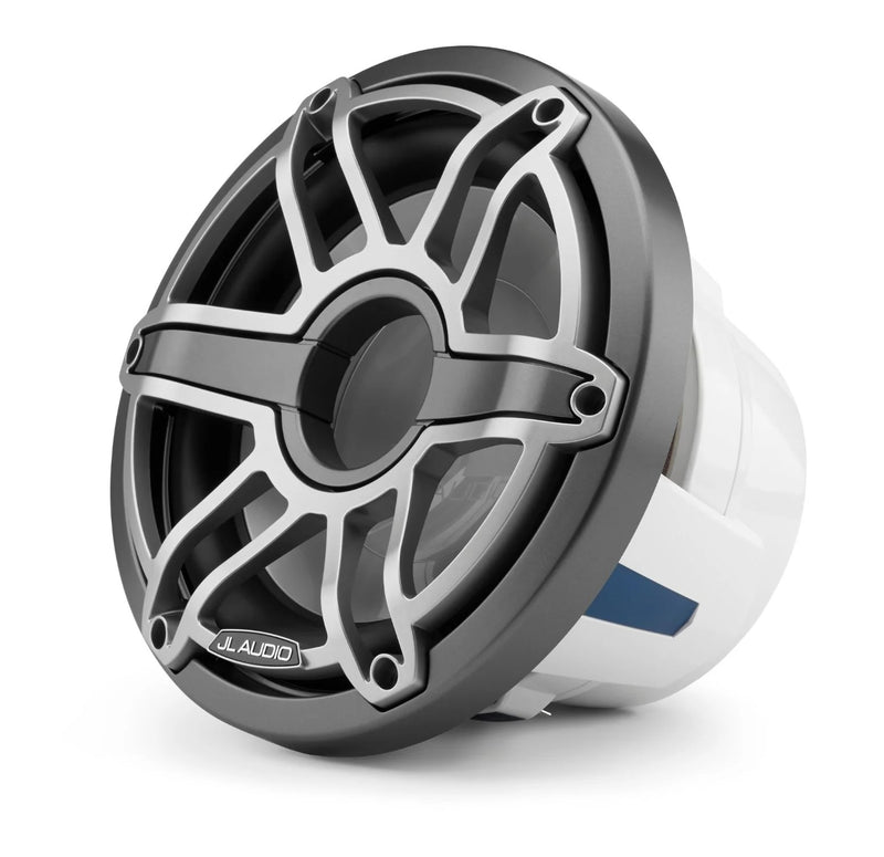 JL Audio M6 10in Subwoofer with Titanium Sport Grille RGB LED 010-03490