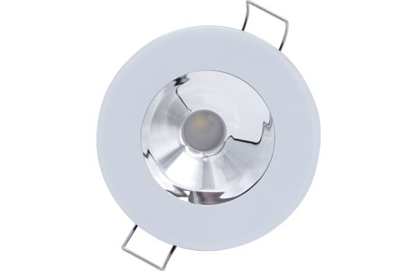 Lumitec Illusion Down Light Warm White LED White Mirror Reflector 10-30v
