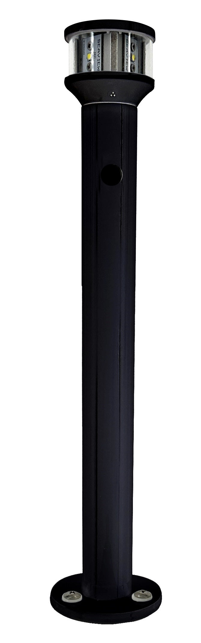Seaview 24in Black Light Post With LTBLED12 Nav Light